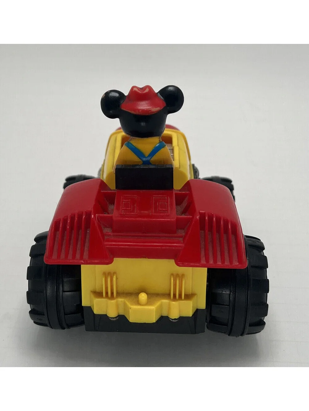 Vintage 1980's Illco Disney Mickey Gyro Powered Tractor Toy Hot Rod